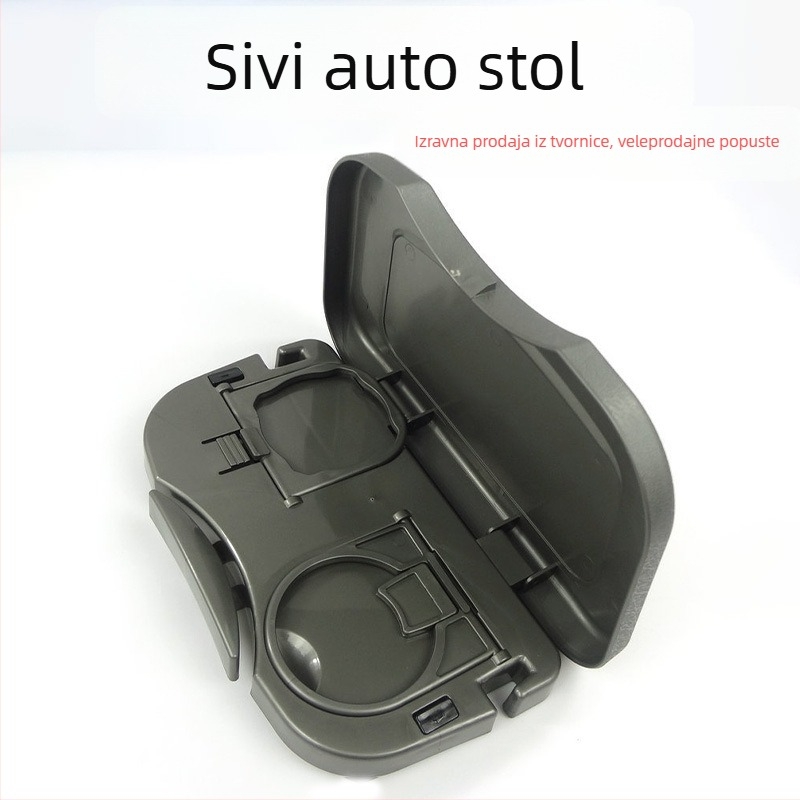 Sklopivi stol za stražnje sjedalo automobila, ABS plastika, sklopiv i lagan za nošenje, pogodan za jelo, laptop i studij