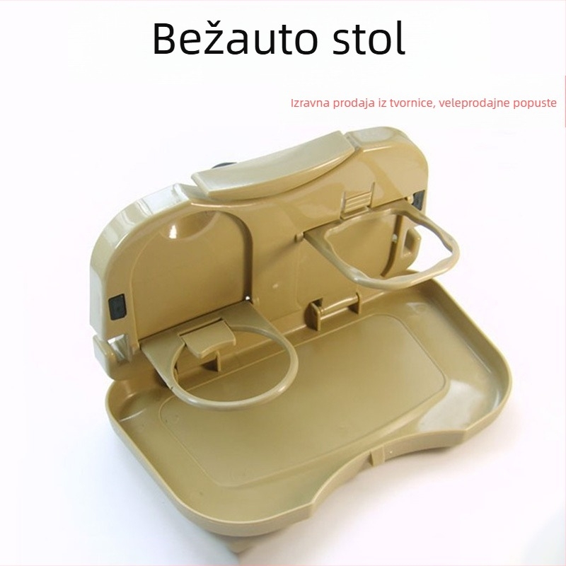 Sklopivi stol za stražnje sjedalo automobila, ABS plastika, sklopiv i lagan za nošenje, pogodan za jelo, laptop i studij
