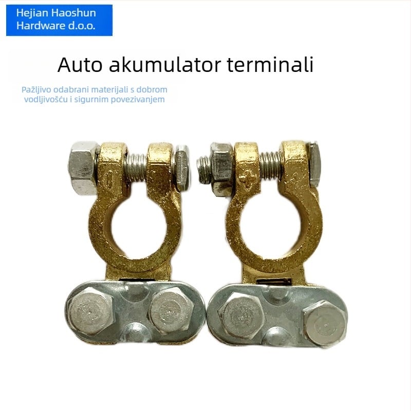 Klip konektora za automobilsku bateriju od aluminijskog legura s bakrenom završnom obradom, model 21, Haoshun
