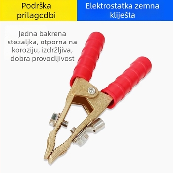 Mešingova kliješta za bateriju automobila, aligator klips za pokretanje i uzemljenje