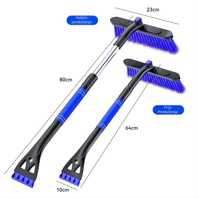 Auto alat za uklanjanje snijega s četkom za snijeg i četkom za odmrzavanje stakla | Materijal: ABS, PP, EVA | Marka: Shunwei