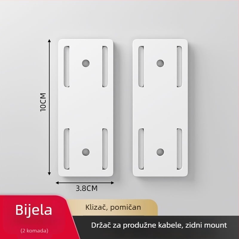 Držač za zidni produžni kabel, materijal: svila, stil: universalni, organizator kablova