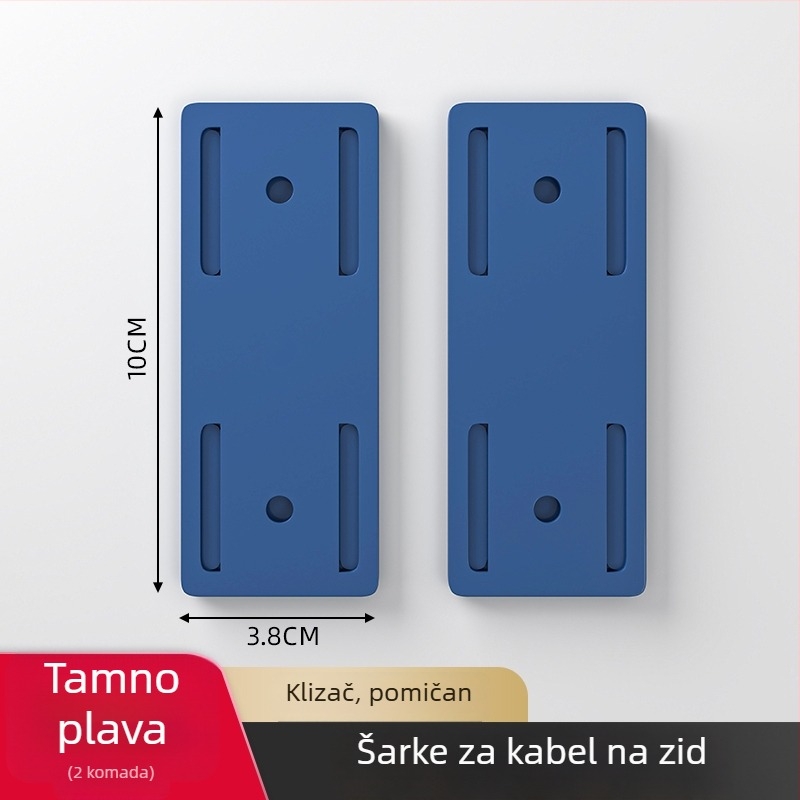 Držač za zidni produžni kabel, materijal: svila, stil: universalni, organizator kablova