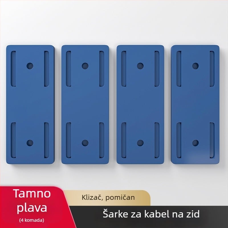 Držač za zidni produžni kabel, materijal: svila, stil: universalni, organizator kablova