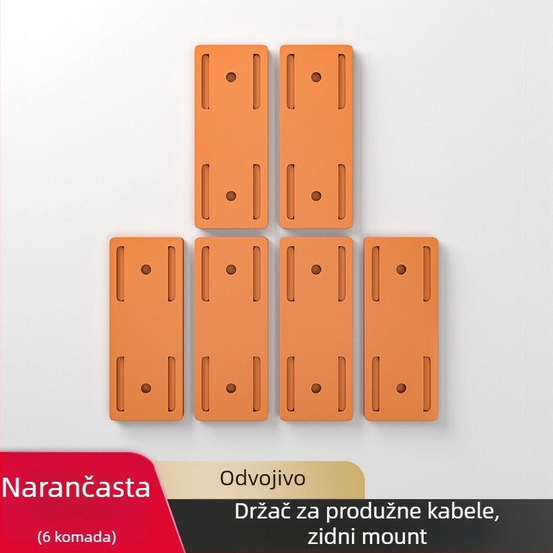 Držač za zidni produžni kabel, materijal: svila, stil: universalni, organizator kablova
