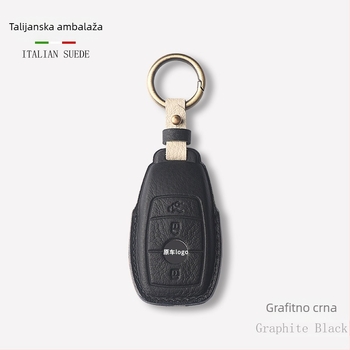 Kućište za ključeve automobila – ovčja koža, jednostavan stil, Shibixing, kompatibilno s univerzalnim modelima, bez prilagodbe