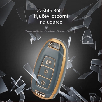 Wenxi TPU kućište ključa za modele Beijing Hyundai: Santa Fe, ix35, Festa, ix25, Elantra i Mingtu; modern stil, prilagodba dostupna, licencirana privatna etiketa