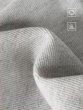 Muške trenirke hlače s fleece podstavom, teške, opuštena ravna kroja, srednji pojas, materijal bambus-poliester