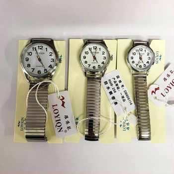 Sat s kvarcnim mehanizmom 2035, brojčanik s arapskim brojkama, nehrđajući čelik remen, kućište od legure, vodootpornost 10 m