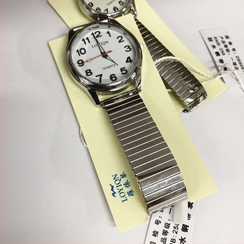 Sat s kvarcnim mehanizmom 2035, brojčanik s arapskim brojkama, nehrđajući čelik remen, kućište od legure, vodootpornost 10 m