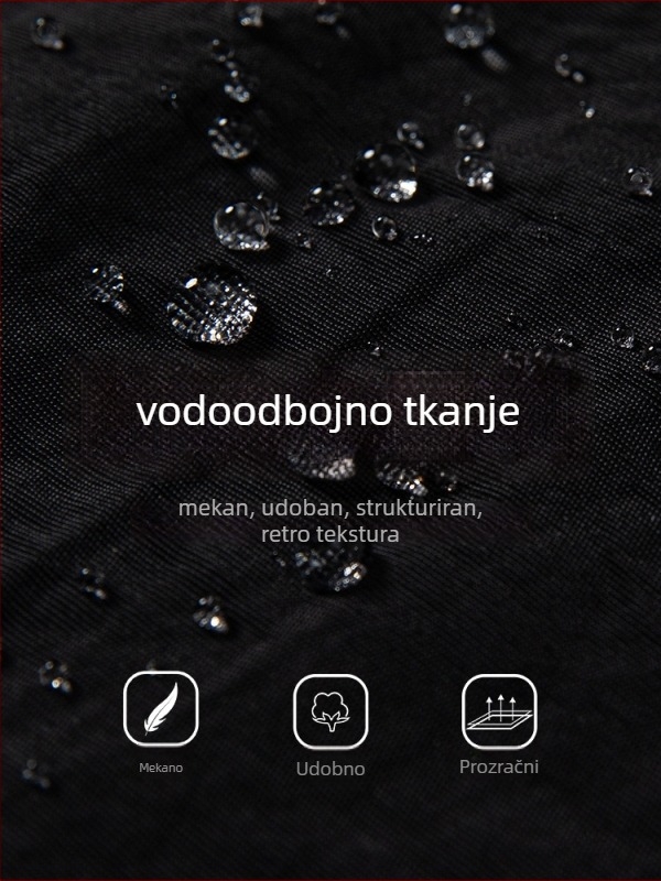 Muške kargo hlače s vodootpornim najlonom, labavi kroj, srednja struka, ravne nogavice