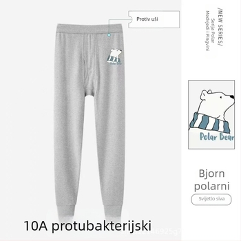 Muške pamučne termalne hlače za jesen i zimu, jednoslojne, 100% pamuk, prozračne, umjerena toplina, 181–200 g/m², za muškarce 18–40 godina