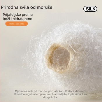 Ženska termalna vest od vune i svile s jastučićem za dojke, V-izrez, jednostruka, 181-200 g/m2