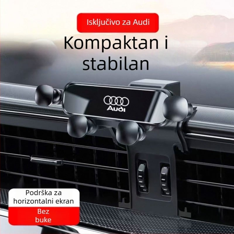 Senzhong Držač telefona za Audi na ploči automobila, Snap-On ugradnja, stil četiri točke zrcala