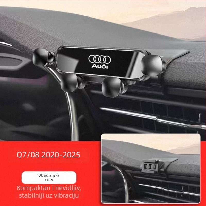 Senzhong Držač telefona za Audi na ploči automobila, Snap-On ugradnja, stil četiri točke zrcala