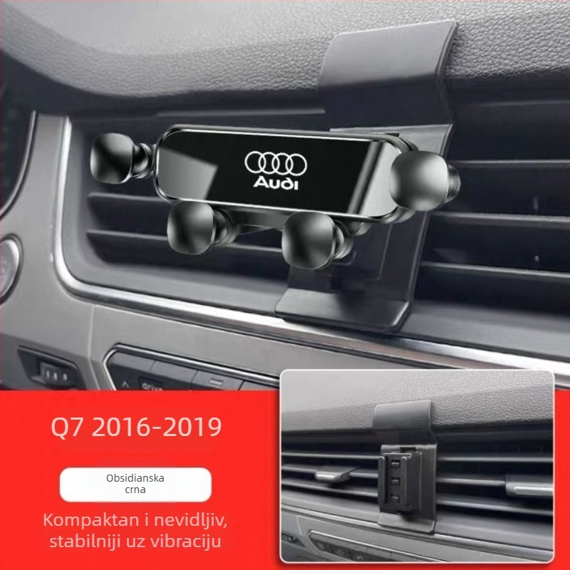 Senzhong Držač telefona za Audi na ploči automobila, Snap-On ugradnja, stil četiri točke zrcala