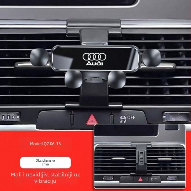 Senzhong Držač telefona za Audi na ploči automobila, Snap-On ugradnja, stil četiri točke zrcala