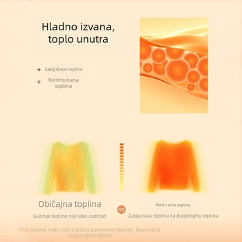 Ženski termo prsluk od akrilnih vlakana, ekstra debel 301–350 g/m², s integriranim grudnjakom i umetkom za dojke, U-izrez, jednofarben uzorak, baza sloja