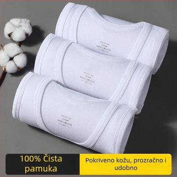 Muški top bez rukava od 100% pamuka, okrugli izrez, 161–180 g/m², za sve sezone, lansirano 2025