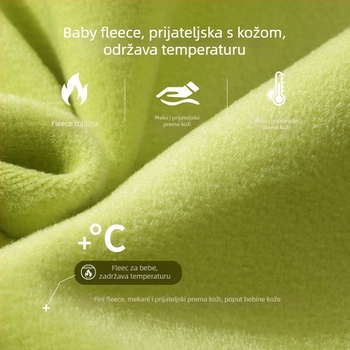 Džemper s kapuljom, široki ležerni kroj, fleece podstava (100% češljani pamuk, okrugli izrez, dugi rukavi)