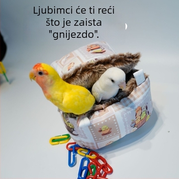 Zimsko ptičje gnijezdo - pamuk, Dong wow marka, pogodno za papige i male sisavce