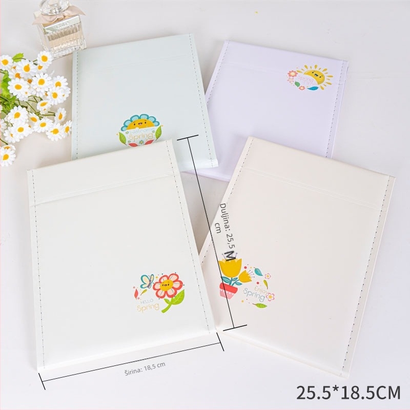 Sklopivo ogledalo za šminkanje, Beauty Square, okvir PU/PS/PVC, ogledalo, pogodno za dnevni boravak ili spavaću sobu