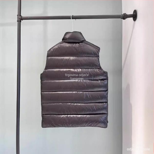 Down jakna s kapuljom i krznenim ovratnikom | bijelo pačje perje 301–350 g | poliester tkanina