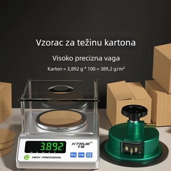 Qianque Tekstilna Elektronička Vaga za Mjerenje Težine Tkanina, Papira i Kartona — Model Jewelry scale