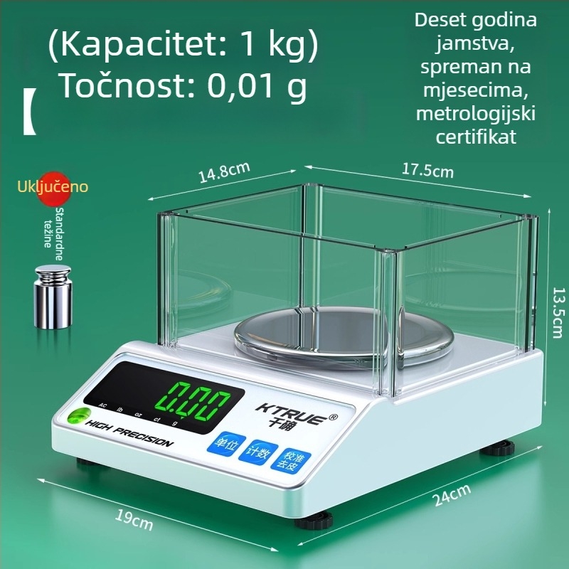 Tekstilna elektronska vaga za mjerenje težine tkanina - Qianque Jewelry scale