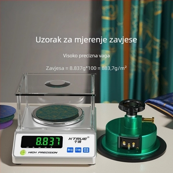 Elektronička tekstilna vaga za mjerenje gram mase tkanina i uzoraka (Marka: Qianque; Model: Jewelry scale)