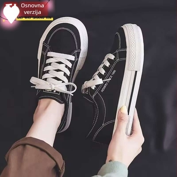 Ženske kanvas tenisice s visokim gornjim dijelom, konopljin gornji dio, prozračne, debela gumena potplata, vezanje