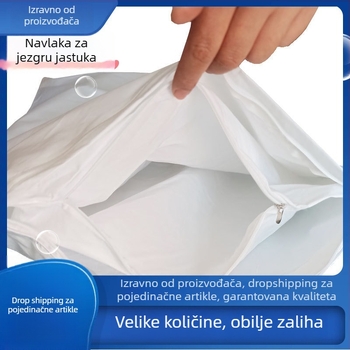 Dvostruki pamučni navlaka za jastuk s unutarnjim slojem, plosnata tkanina, udio vlakana 31–50%, digitalni tisak, jednostavan stil