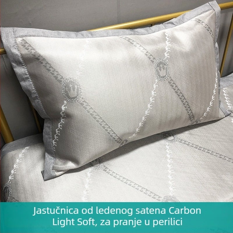 Jastučnica — Poliester (91–95%), Jacquard tkanje, bojanje vlakana (yarn-dyed), digitalni tisak