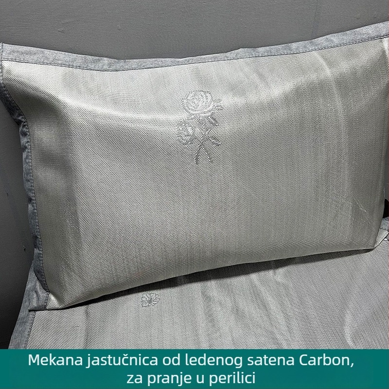 Jastučnica — Poliester (91–95%), Jacquard tkanje, bojanje vlakana (yarn-dyed), digitalni tisak