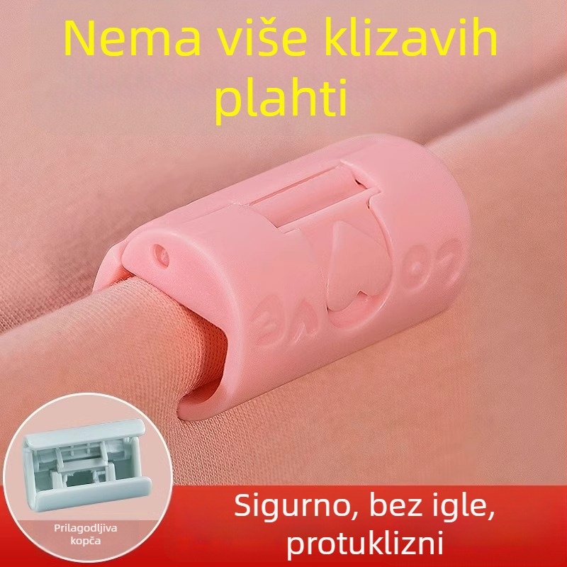 Klip za fiksiranje plahta – protuklizni, kutni fiksator, plastični, kućna upotreba