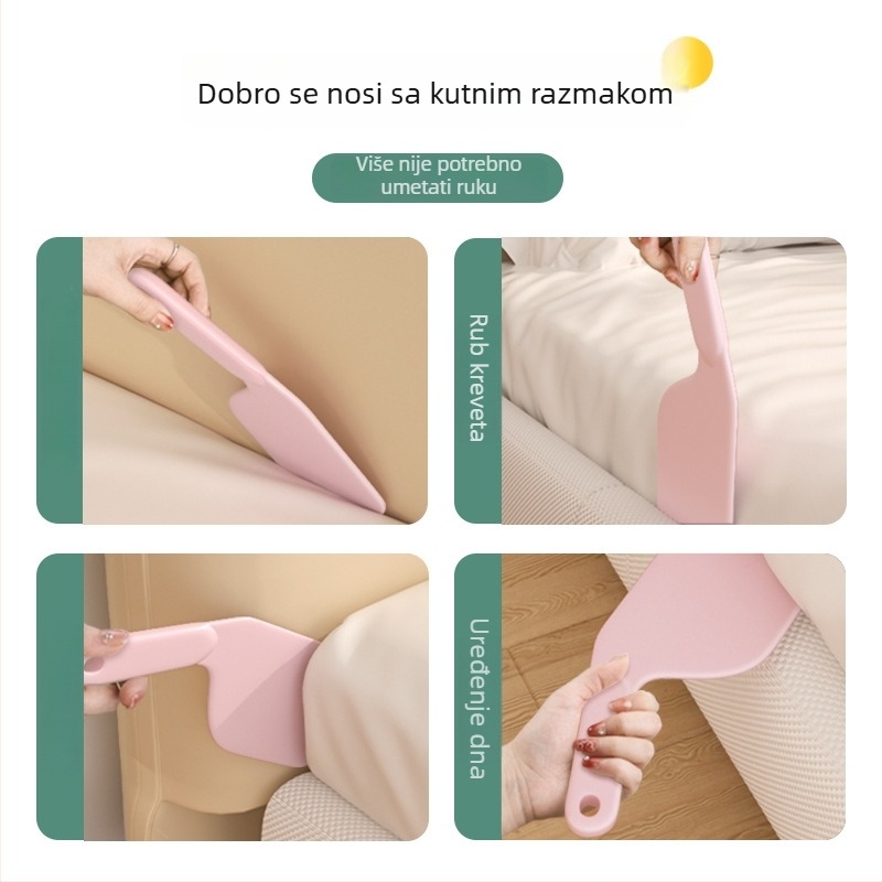 Uređaj za podizanje madraca i učvršćivanje kreveta – lakša zamjena posteljine, PP materijal, kreativni stil