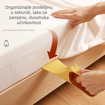 Kitaya Plastični alat za učvršćivanje plahta – karikatura stil, organizator za zamjenu plahta i podizanje madraca (Autorizirana privatna marka)