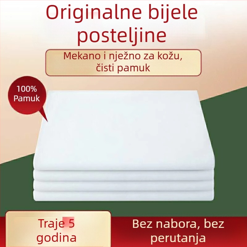 Posteljina od 100% pamuka za jednokrevetni krevet, jednostavno tkanje, reaktivno bojanje, tkanina 30s, moderni minimalistički stil