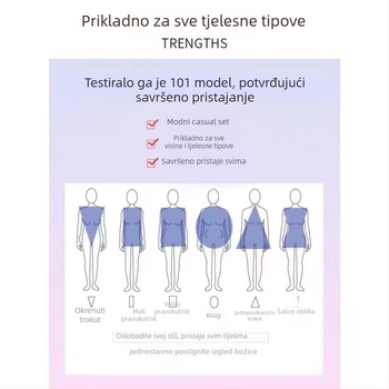 Ženski ljetni dvodijelni set za zaštitu od sunca – lagani poliester jakna i hlače, dugi rukavi, gradski ležerni stil