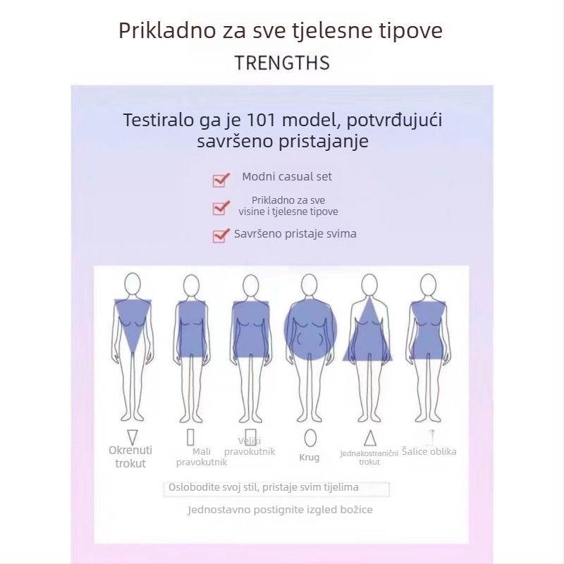 Ženski ljetni dvodijelni set za zaštitu od sunca – lagani poliester jakna i hlače, dugi rukavi, gradski ležerni stil