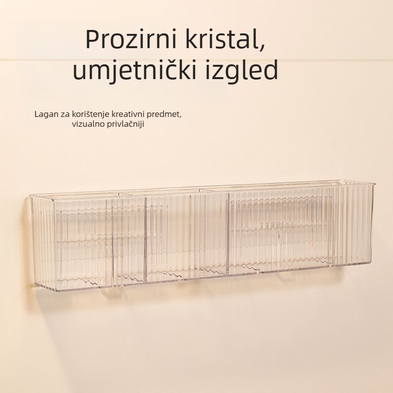 Zidna kutija za masti, PET materijal, 8 pretinaca, otporna na prašinu, montaža bez bušenja