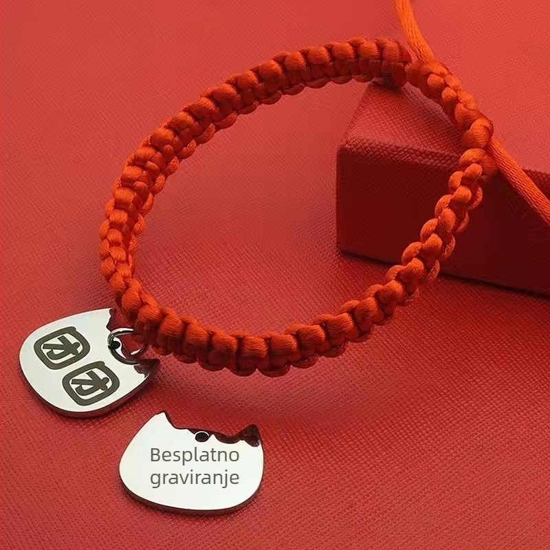 Ovratnik za kućne ljubimce od nehrđajućeg čelika, crtani stil, univerzalna upotreba