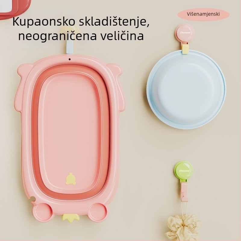 Zidni držač za umivaonik sa snažnom usisnom čepom, bez bušenja, za kupaonicu i kuhinju