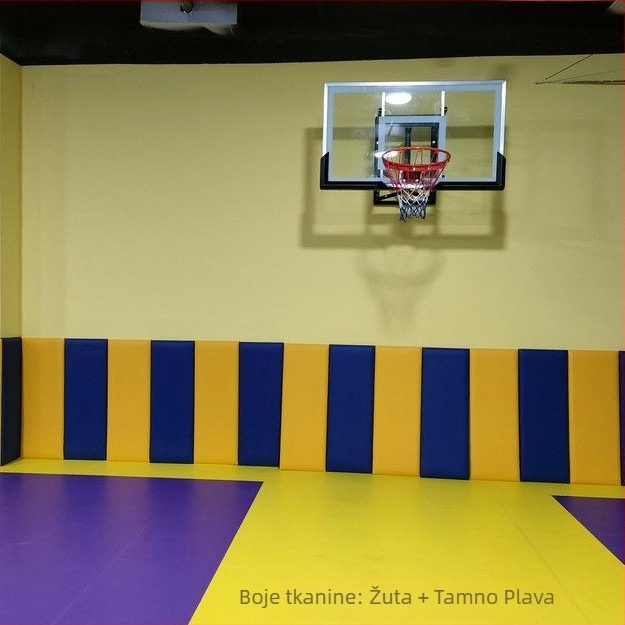 Meka zaštitna obloga za zidove u sportskim dvoranama — PVC, jednostavan i moderan stil, prilagodljivo, brend Plaid