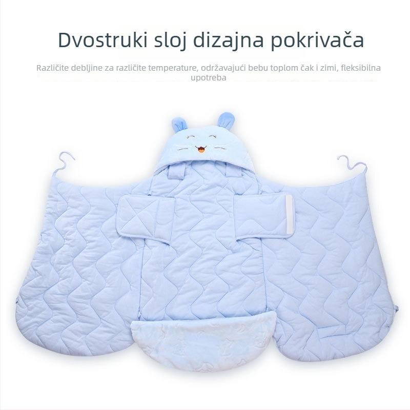 BDL Bidole Dječji spavaći vreć za novorođenčad (0-1 godina), flanel materijal, podstava 95% pamuk, punilo poliester, stil envelope, jesen-zima, uzorak crtani