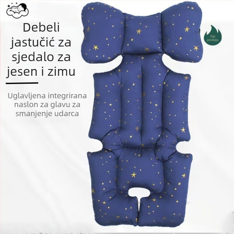 Jastučić za kolica za bebu, pamuk, 0–1 godina, prostirka za kolicu