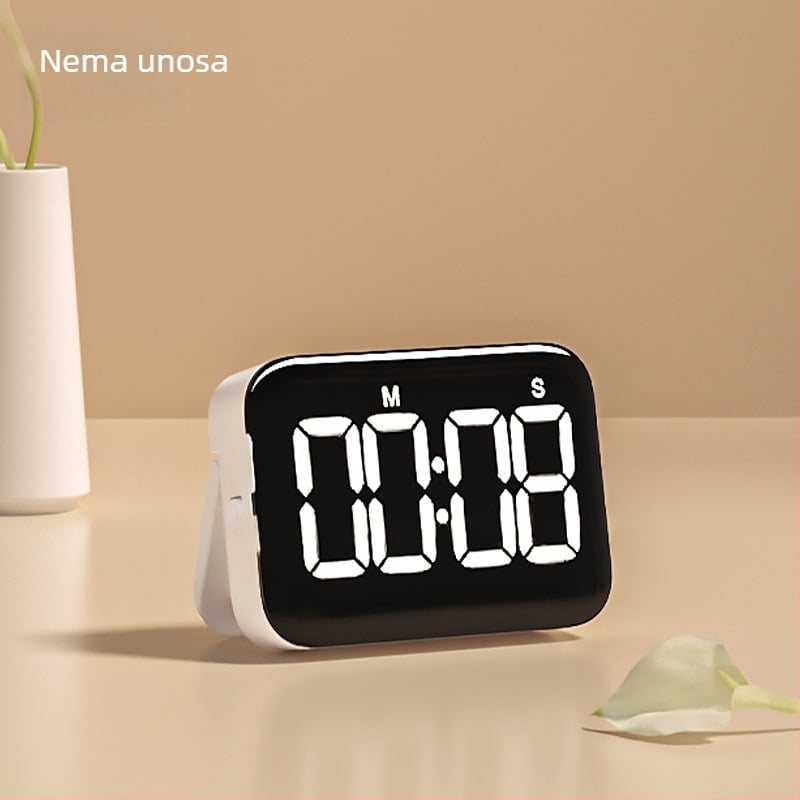 Deli NS883 digitalni tajmer s termometrom, LED zaslon, napajanje baterijom, ABS kućište