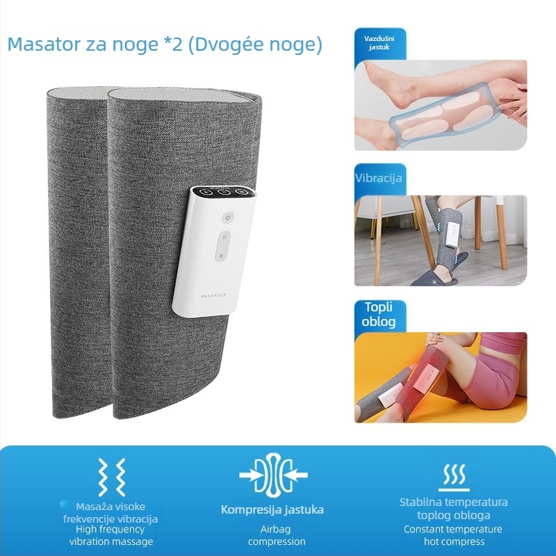 Masažer za noge, model K705, infracrveno svjetlo, 3 brzine, pneumatsko pritiskanje/motorna vibracija, težina 454 g