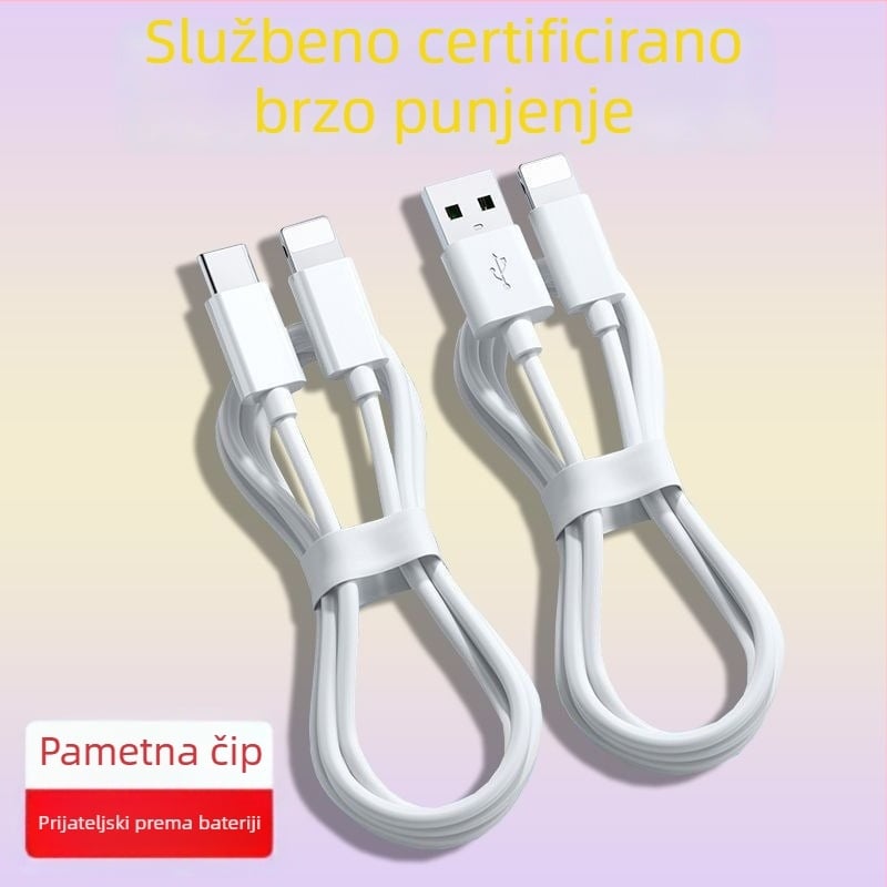 Junlang PD USB kabel za podatke s brzim punjenjem za iPhone 6–14