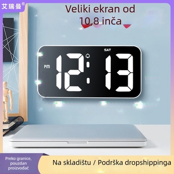 Budilica GTJP23500 s digitalnim LED zaslonom, velikim zaslonom, tjednim prikazom i funkcijom alarma